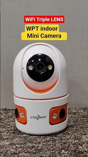 Wireless Triple Lens Camera 🔥 Mini PT Indoor Security!
