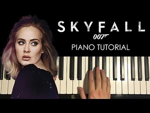 HOW TO PLAY - Adele - Skyfall (Piano Tutorial Lesson)