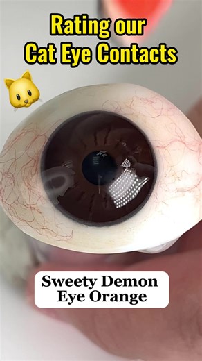 Rate Them! Cat Eye Contacts and Cosplay Makeup Tips