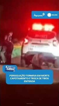 🚨Police chase ends in rollover, shootout, and one death #BalançoGeralAL