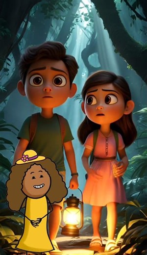 The Puzzle of the Ancient Temple 🙂#shortvideo #cartoon #story #videoshort