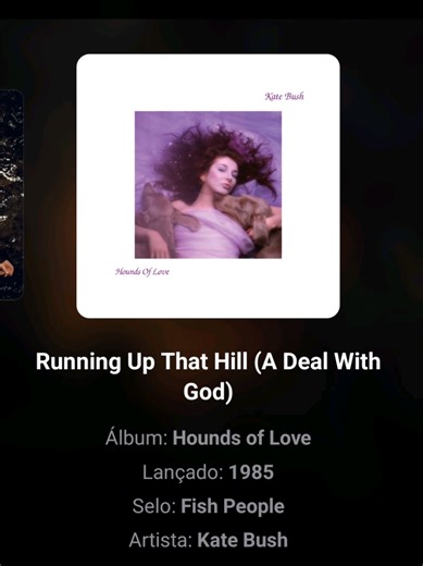 🎙️Kate Bush * 🎼 Running Up That Hill (A Deal With God) * #katebush #runningupthathill #cofee_songs #traducaodemusica #musicaslegendadas