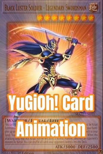 2026 Yu-Gi-Oh! Card Animation - Black Luster Soldier - Legendary Swordsman
