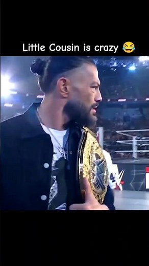 Cousin vs Cousin 😂 #romanreigns #jacobfatu #wweraw#rawaftermania #shorts #wrestlemania #thebloodline