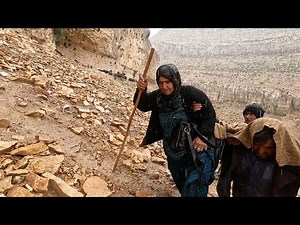 First Flood in the Nomadic Village😔_ the nomadic lifestyle of Iran