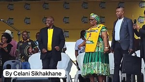 Cyril Ramaphosa Dances with Zandile Gumede at Inanda