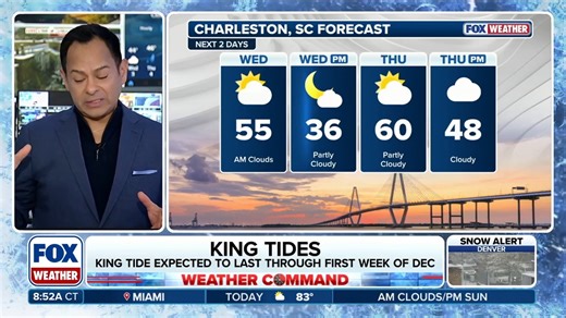 🌕🌊SUPER-FLOOD: The final Supermoon of the year on Thursday will bring associated King Tide flooding to both coasts this week. What to know if you will be along the ocean: | FOX Weather