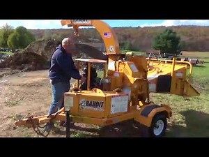 2008 Bandit 65XP Towable 6" Self Feed Wood Chipper 35HP For Sale Mark Supply Co