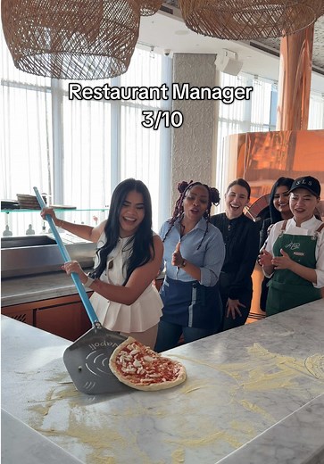 Pizza challenge 🍕 Rating our staff’s pizza-making skills, who did it best? #pizzachallenge #dubairestaurants #pizza #pizzalovers #visitdubai