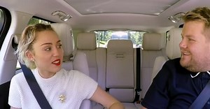 Miley Cyrus Runs Through the Hits and Talks Weed on 'Carpool Karaoke'