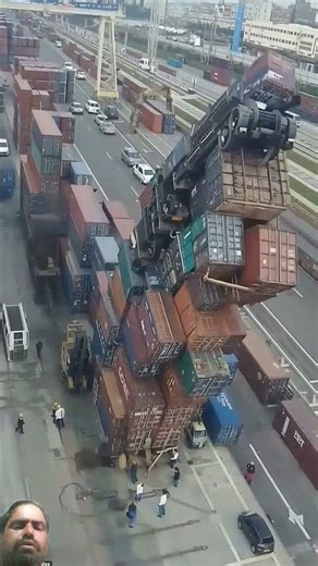 CCTV footage capturing Tall Stack Contal ....