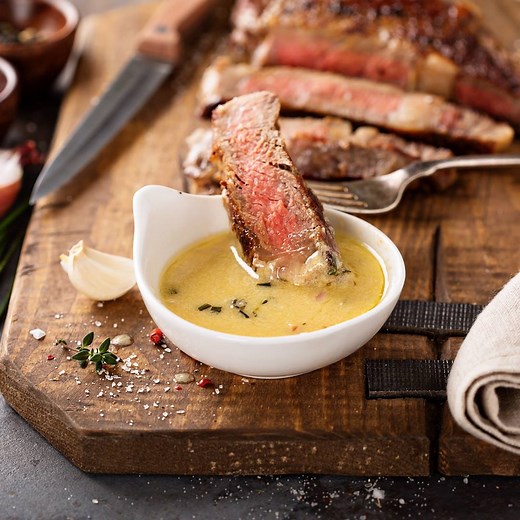 “OH MY!” STEAK SAUCE! 🥩 My favorite secret family recipe for the best flavored buttery steak sauce! Bonus: It’s LOW CARB!! RECIPE: https://thenovicechefblog.com/2018/04/oh-my-steak-sauce/ | The Novice Chef