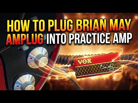 How To Plug Brian May Vox amPlug into a Guitar Practice Amp