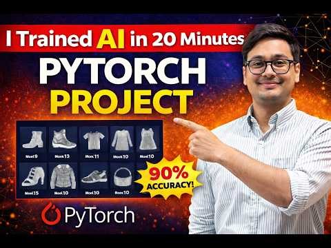 Build Your First Deep Learning Project with PyTorch | Fashion MNIST Step-by-Step (Beginner Friendly)