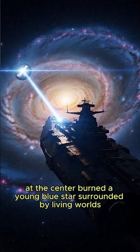 A Human Ship Discovered a New Galaxy