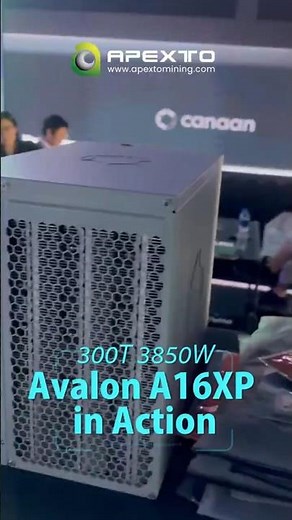 Avalon A16XP 300T Bitcoin Miner in Action | 3850W ASIC Mining
