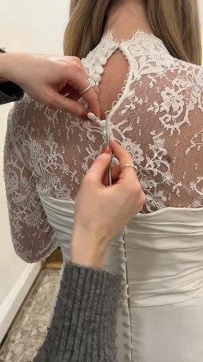 Bridal Top Tips incoming ◊ For button-up gowns, a crochet hook or...