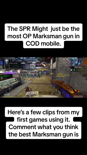 The SPR is absolutely broken. Is the SPR the best marksman gun in the game? #cod #codm #codmobile #SPR #montage