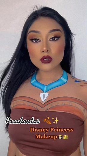 Pocahontas Makeup Tutorial | Disney Princess Inspired Look