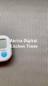 Digital Kitchen Timer Short Review. Useful for kitchen and studying.