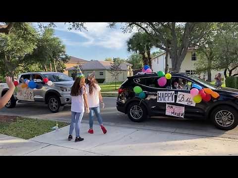 13th Birthday Car Parade
