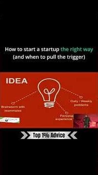 This Is How You Should Start a Startup, and Exactly When to Begin