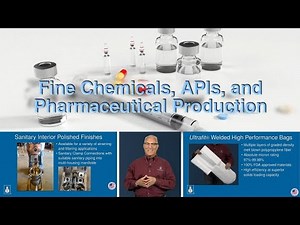 Fine Chemicals, APIs, and Pharmaceutical Production | Filtration Systems