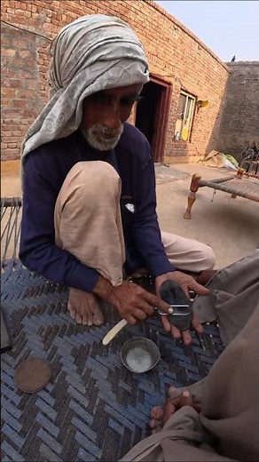 Traditional Shaving Style | Old Village Barber Technique | Real Desi Life 2025