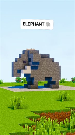 GRAVITOZ on Instagram: "Minecraft elephant tutorial #minecraft #minecraftpc #minecrafthouse #minecraftbuild #trending #viralreels #tutorial"