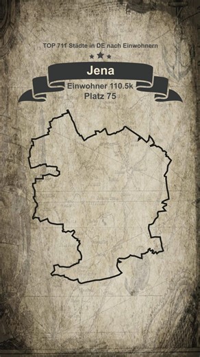 Jena (Thüringen) Stadt #Jena #map #karte #zeichnen
