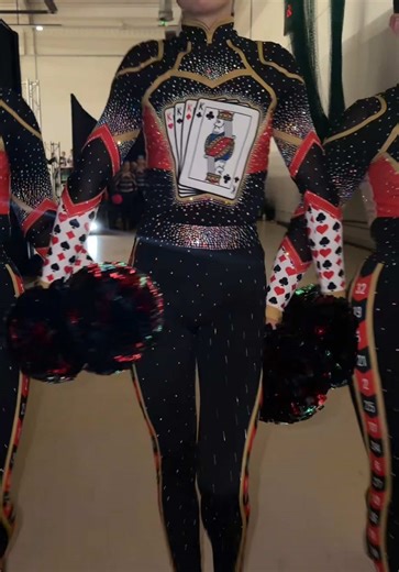 Stunning Pom Costume for Dance Performances