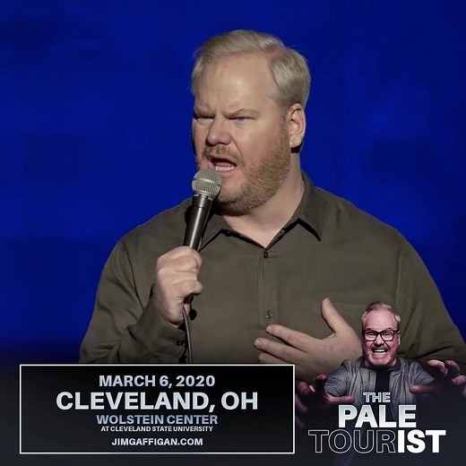 CLEVELAND, OH - It's almost time for The Pale Tourist Tour to hit Wolstein Center on March 6th. Limited tickets remain! See you there. | Jim Gaffigan