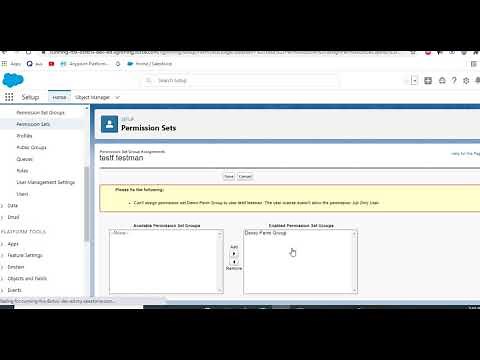 How to create a Permission Set Group in Salesforce