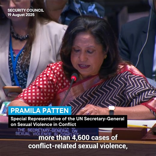 When a conflict occurs, sexual violence increases and women and girls are often the first victims. Today, conflict-related sexual violence is on the rise, with more than 4,600 cases documented in 2024, reports Pramila Patten, Special Representative of the UN Action Against Sexual Violence in Conflict, in her address to the United Nations Security Council. That is 25% more cases than in 2023 and there could be more as sexual violence is often under-reported. “If we are serious about peace, we mus