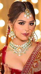 162K views · 2.5K reactions | leaern this soft bridal makeup look with extra kajal and dark lips #liner #kajal #makeup #bridal #weddings | Meenakshi Dutt | Facebook