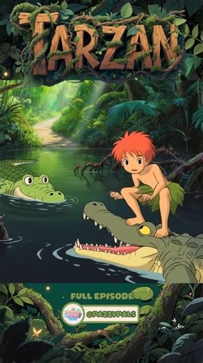 Tarzan vs Crocodiles 🐊 Jungle Adventure Cartoon