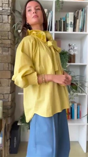 Paloma Poet Blouse Soft Ochre