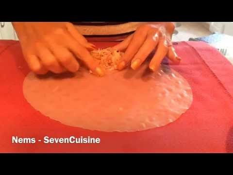 Pliage Nems - SevenCuisine