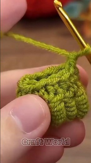 Gorgeous crochet hair clips made of wool #crochet #knitting #diy