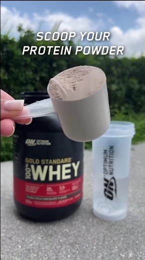 PERFECT Shaker Bottle Hack: How to Mix Optimum Nutrition Gold Standard Whey WITHOUT Clumps!