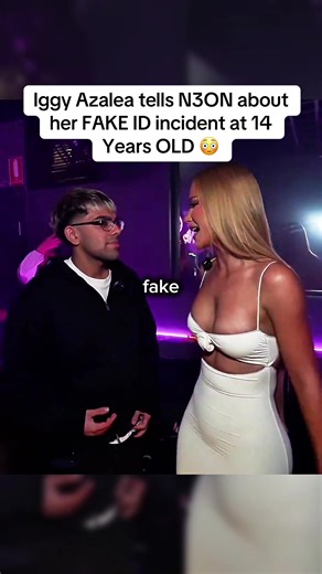 Iggy Azalea tells N3ON about her FAKE ID incident at 14 Years OLD 😳 #n3on #iggyazalea