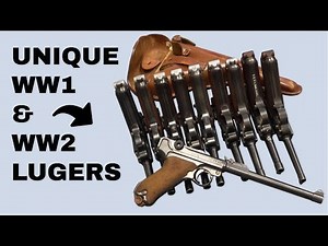 Unique WW1 & WW2 German Lugers