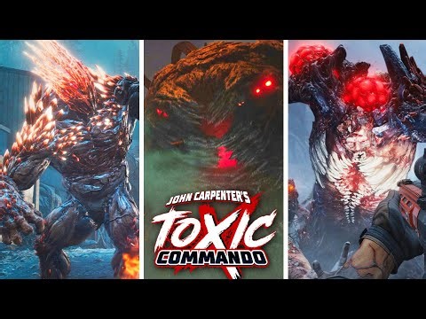 John Carpenter's TOXIC COMMANDO - All Bosses & Zombie Hordes (4K60FPS)