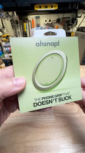 Just when I thought I’d found the perfect PopSocket alternative for my phone, the fifth-gen OhSnap Snap Grip came along. The magnets are so good now! It’s so thin! There’s no awesome ratcheting sound like my Syncwire, and I’m not sure why they covered this version in soft-touch plastic (mine’s already peeling). But I can peel it down to the metal, and for those willing to pay $40, I’d give it the win! #mobile #phonering #phoneaccesories #ohsnap #todayimtoyingwith | The Verge