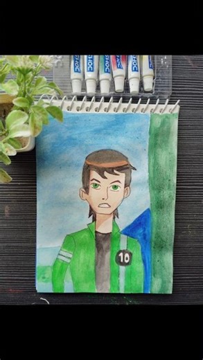Ben 10 drawing step by step. #shorts