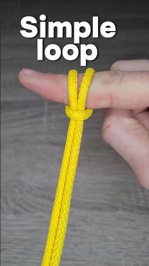 Simple loop, how to tie it