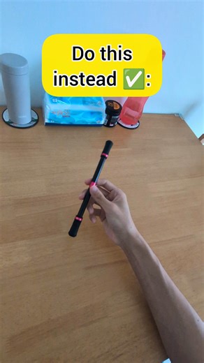 Learn the Triangle Pass Pen trick in 17 seconds 📐🖋️🌀