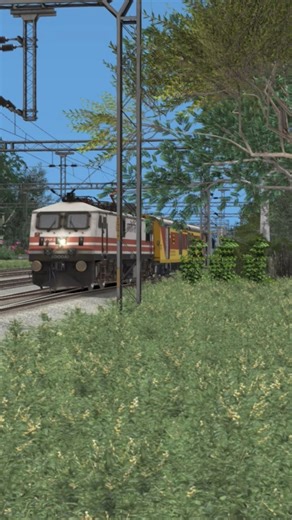 12548DoubleDecker ExpressDepartureRailway Station | BUMPY RAILROAD | Train Crossing Simulator |Train