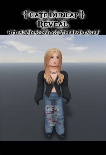 Cate Dunlap Morphe Reveal!! The Resistance: A upcoming gen v game on Roblox!! Link to the DC in bio!! #genv #catedunlap #theresistance #roblox #gamereveal