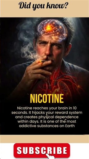 This Is What Nicotine Does to Your Brain in Seconds 🧠⚡